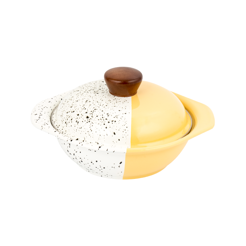 Emalj V-formad potten