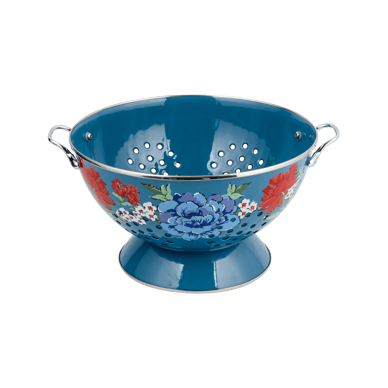 Vintage emaljfruktkorg Vintage emaljfruktkorg