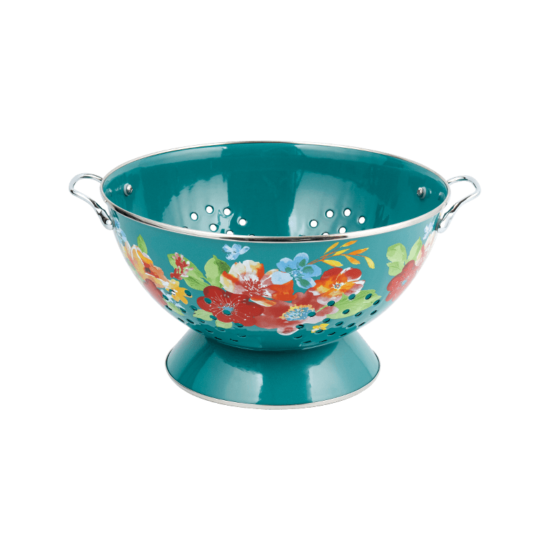 Vintage emaljfruktkorg