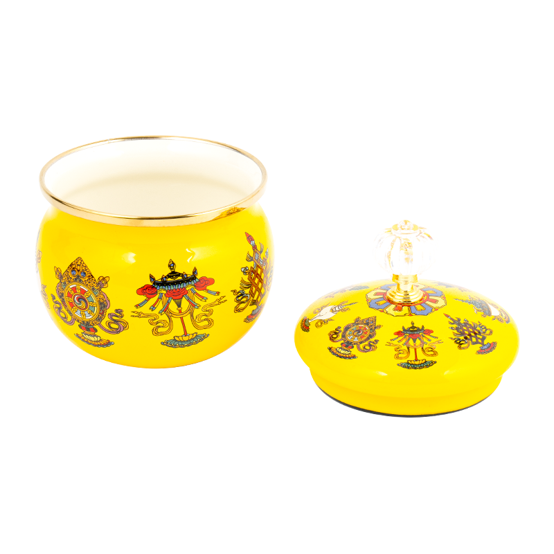 9 cm emalj sockerburk