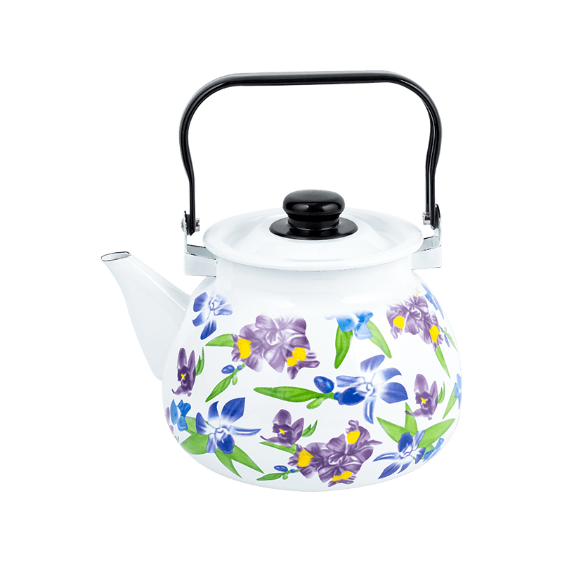 TK305 Emamel Fleared Rim Tea Kettle