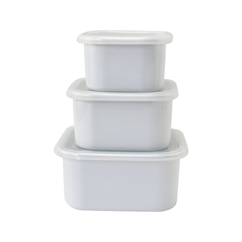 Emalj Square Ice Bowl